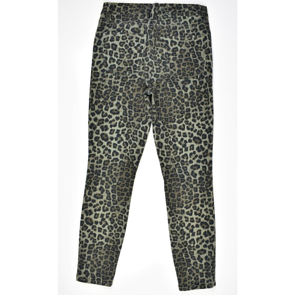 Good American Good Waist Crop Leopard - 8/29 - Picture 2 of 7